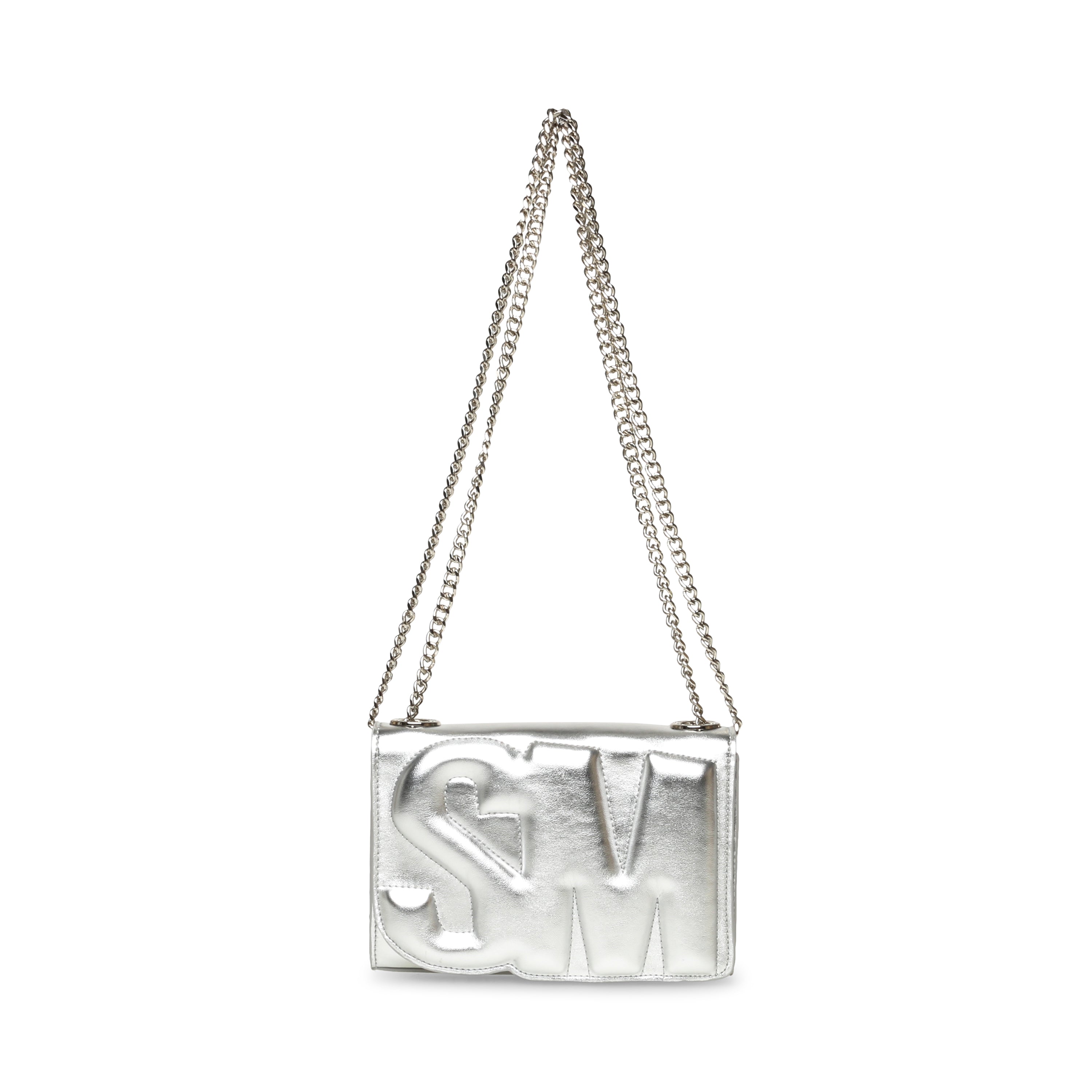 BZOIE SILVER CROSSBODY BAG