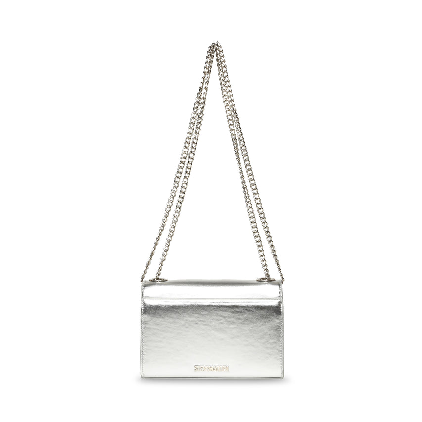 BZOIE SILVER CROSSBODY BAG