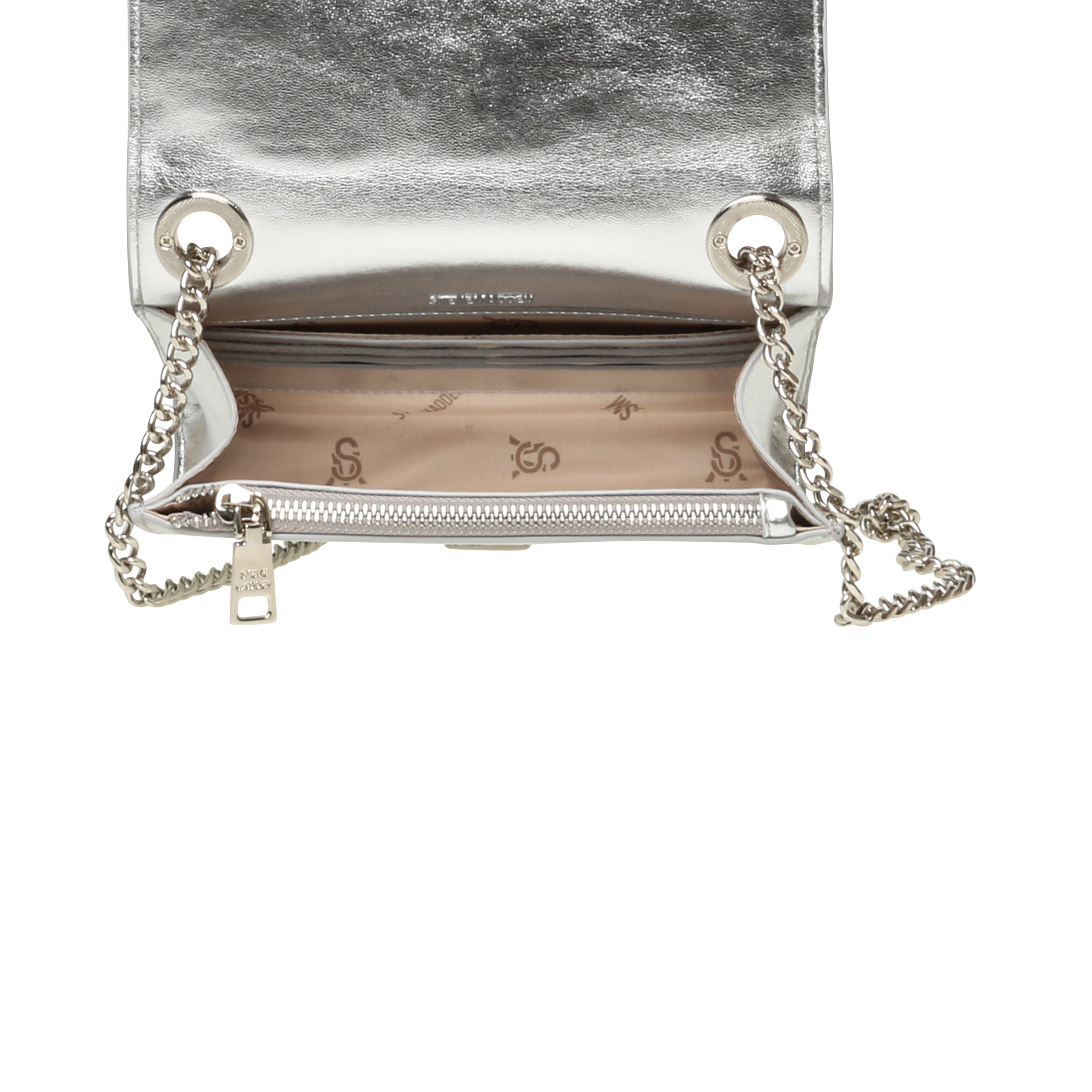 BZOIE SILVER CROSSBODY BAG