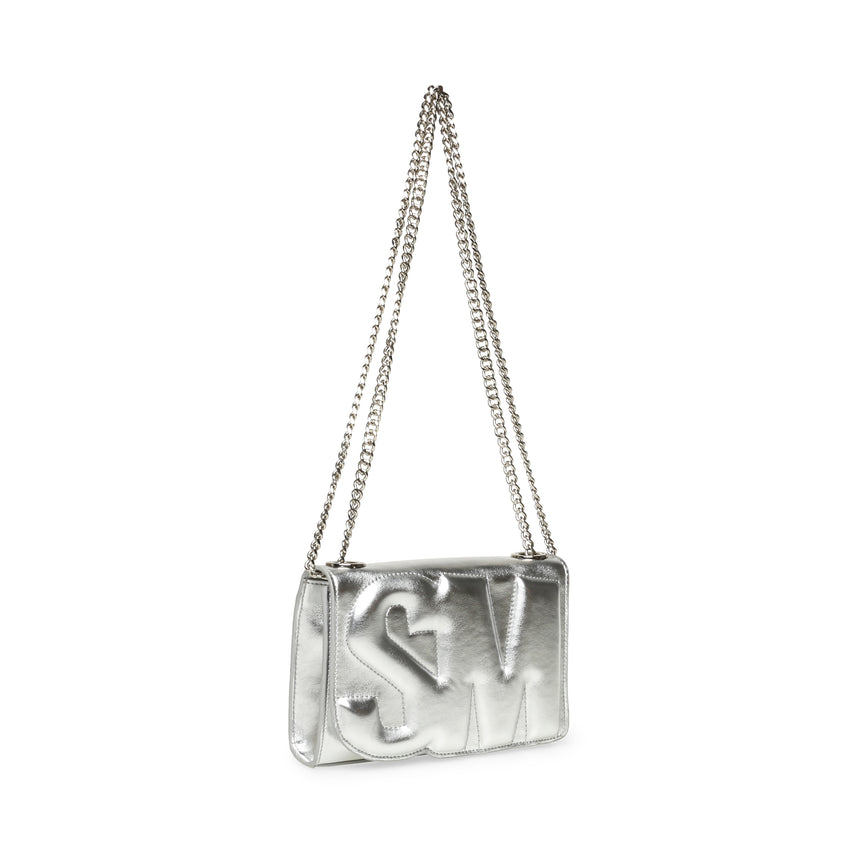 BZOIE SILVER CROSSBODY BAG