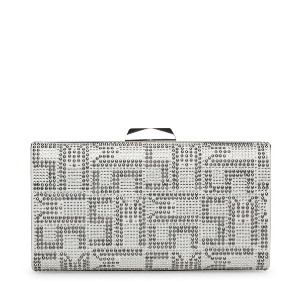 BZORA SILVER CLUTCH BAG