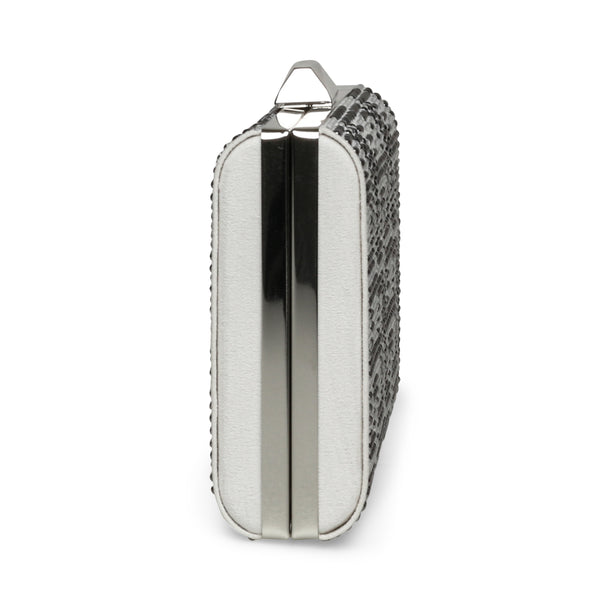 BZORA SILVER CLUTCH BAG