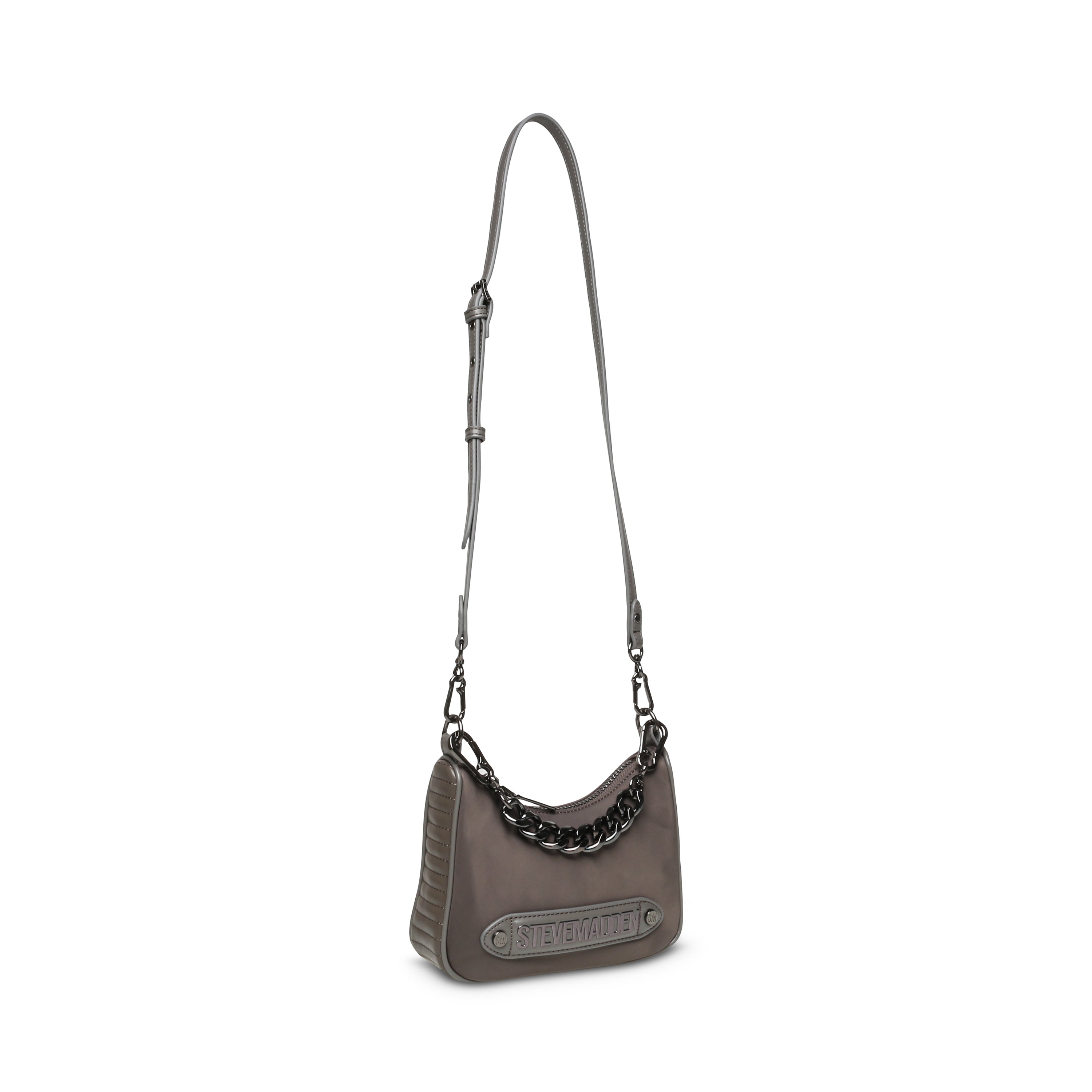 BKHAI GREY TOP HANDLE BAG- Hover Image