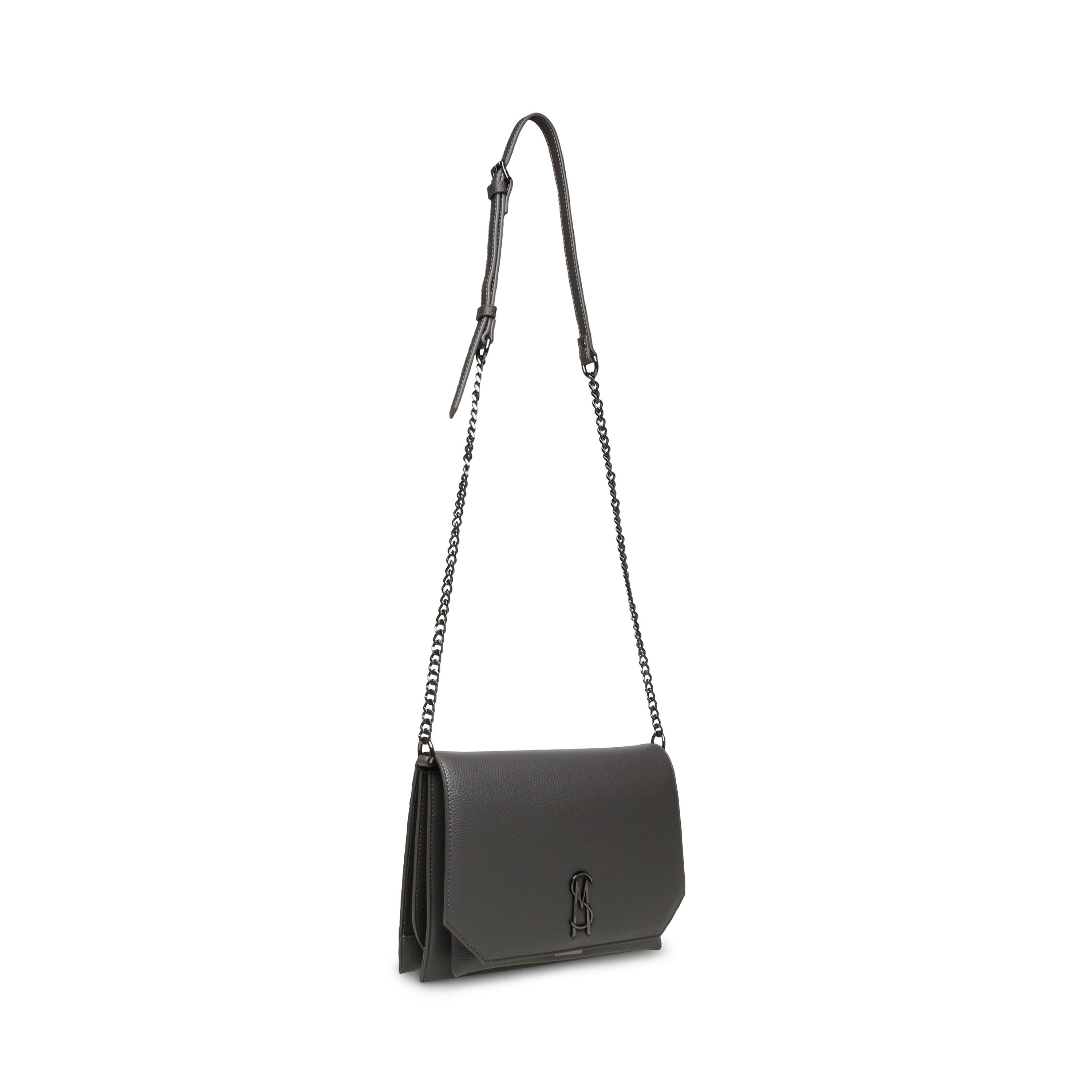 BLEADING GREY SHOULDER BAG- Hover Image