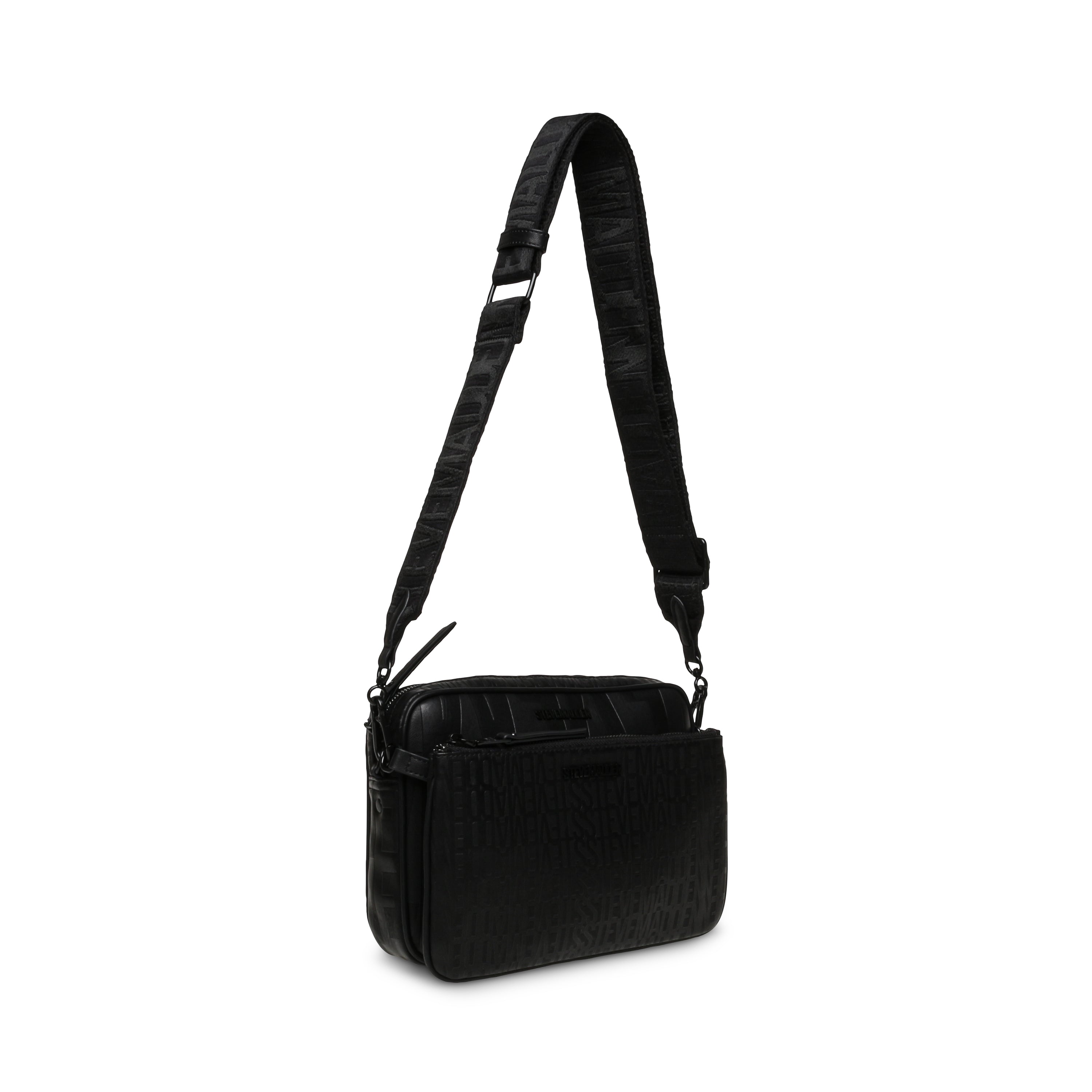 BSIP-E BLACK/BLACK MESSENGER BAG- Hover Image