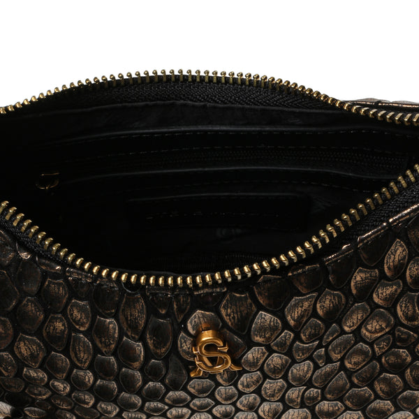 BVITALZ GOLD CROSSBODY BAG