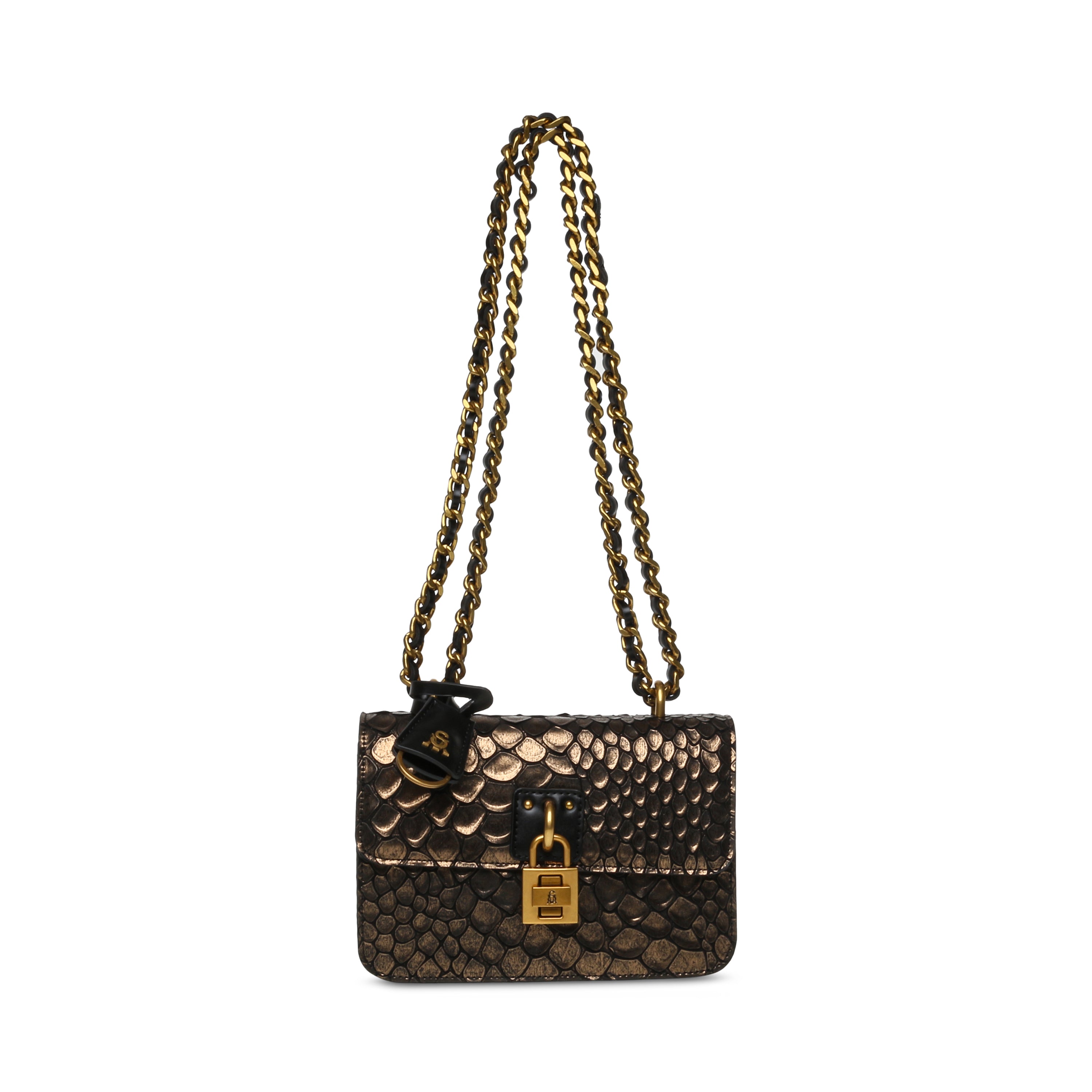 BSCALE GOLD CROSSBODY BAG