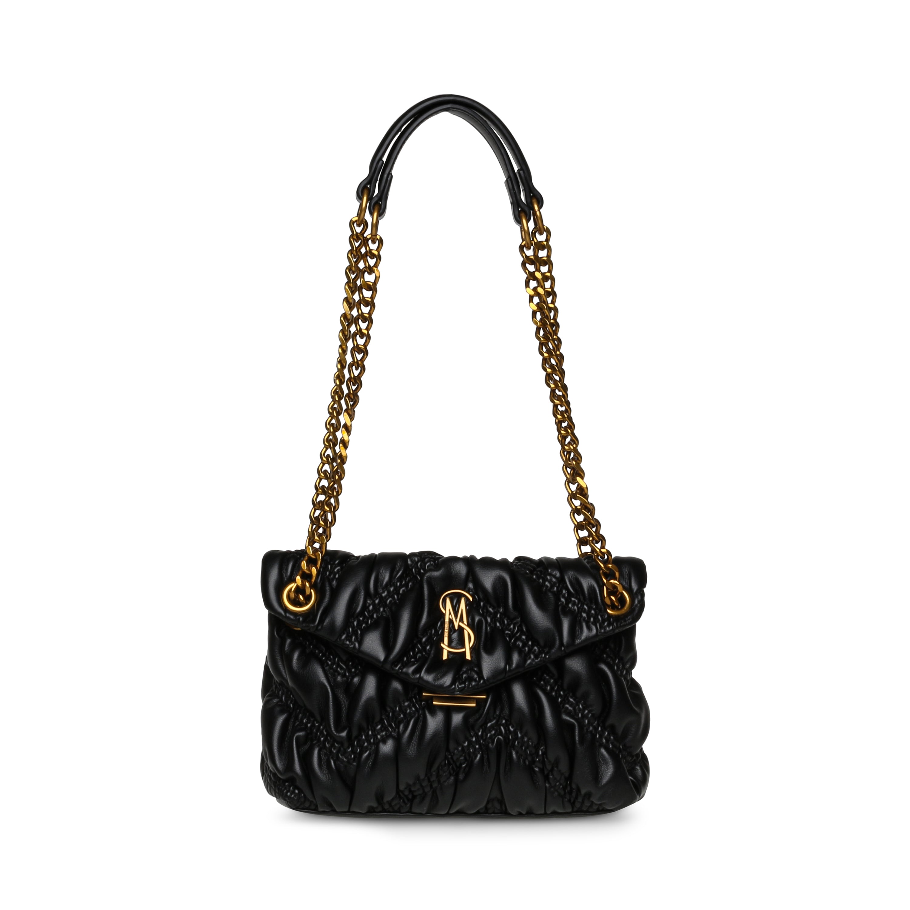 BBLEU-G BLACK/GOLD CROSSBODY BAG