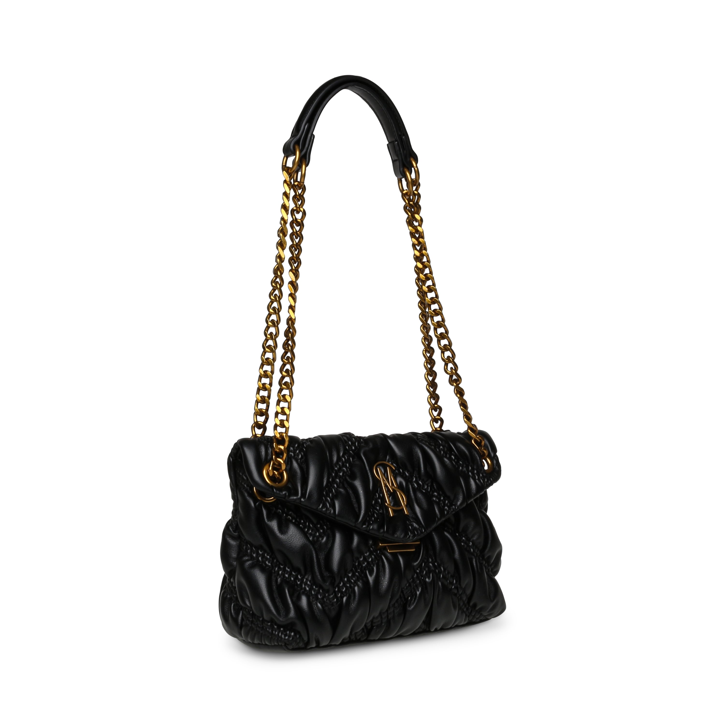 BBLEU-G BLACK/GOLD CROSSBODY BAG- Hover Image