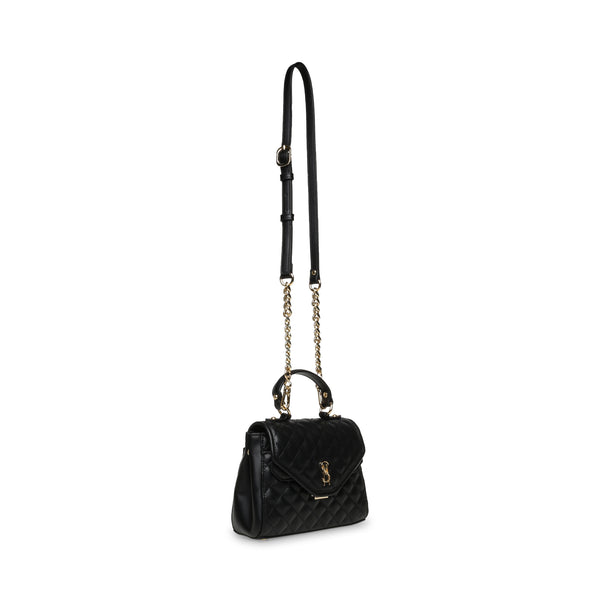 BKEYS BLACK/GOLD SATCHEL