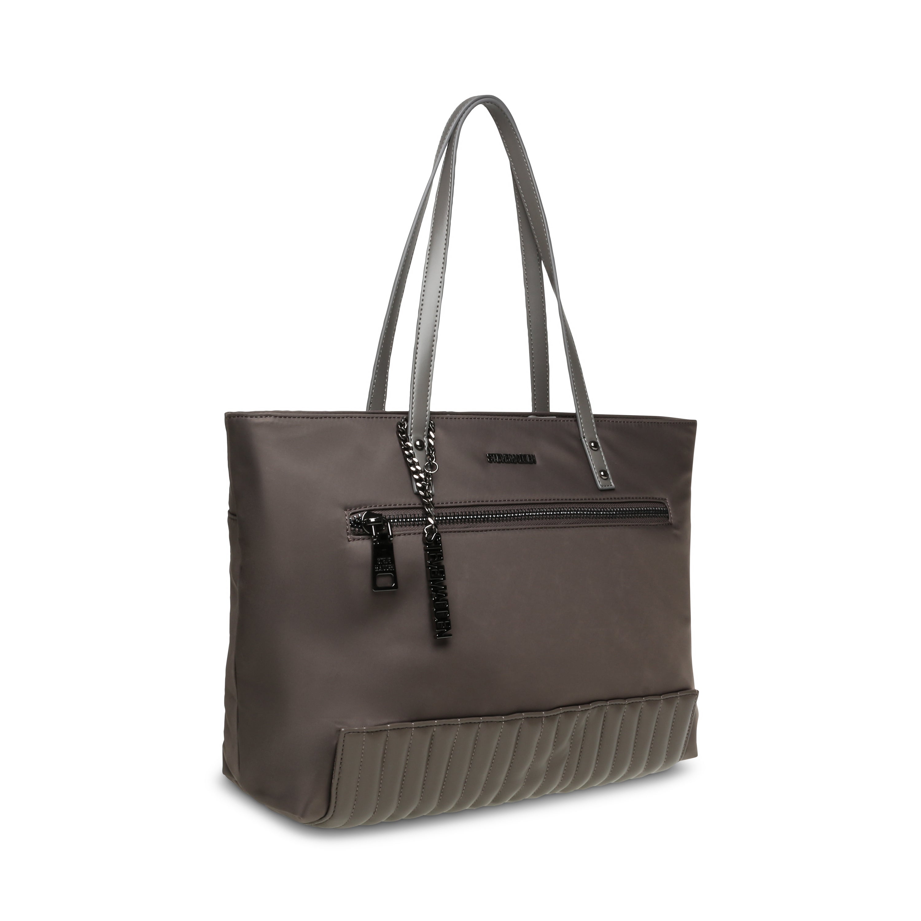 BBLANCO GREY TOTE BAG- Hover Image