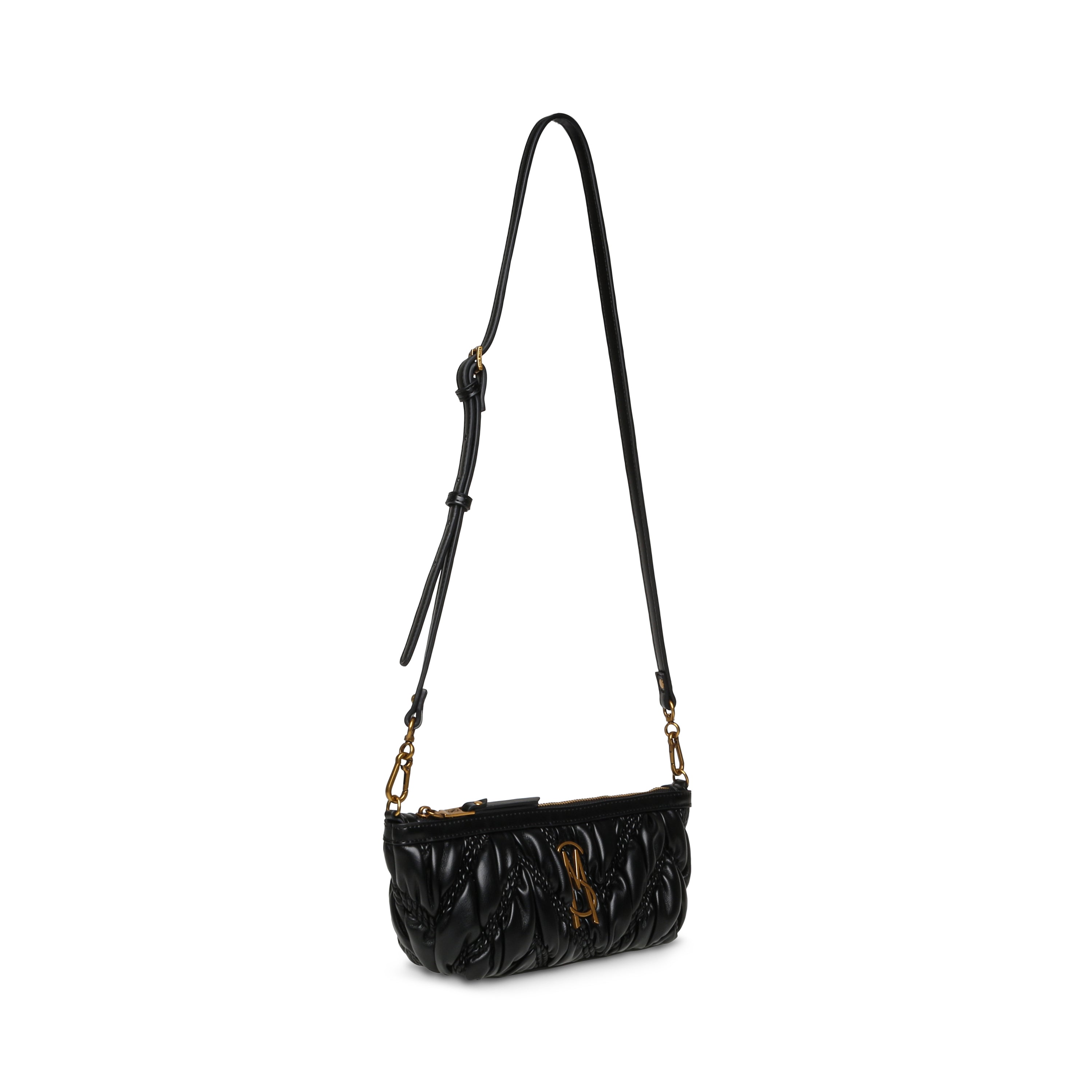 BNUNA BLACK/GOLD CROSSBODY BAG- Hover Image