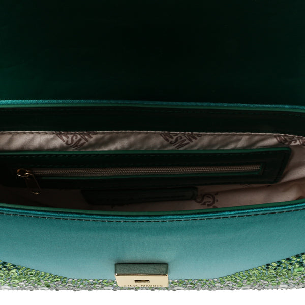 BRETROS TEAL MULTI CLUTCH