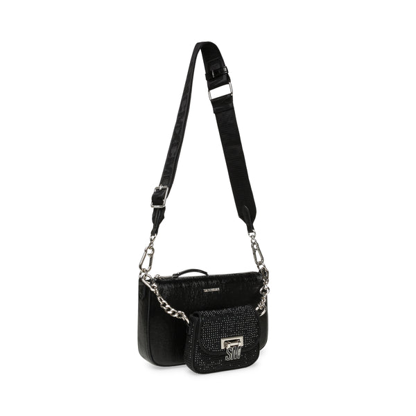 BNAIM-R BLACK/SILVER CROSSBODY BAG