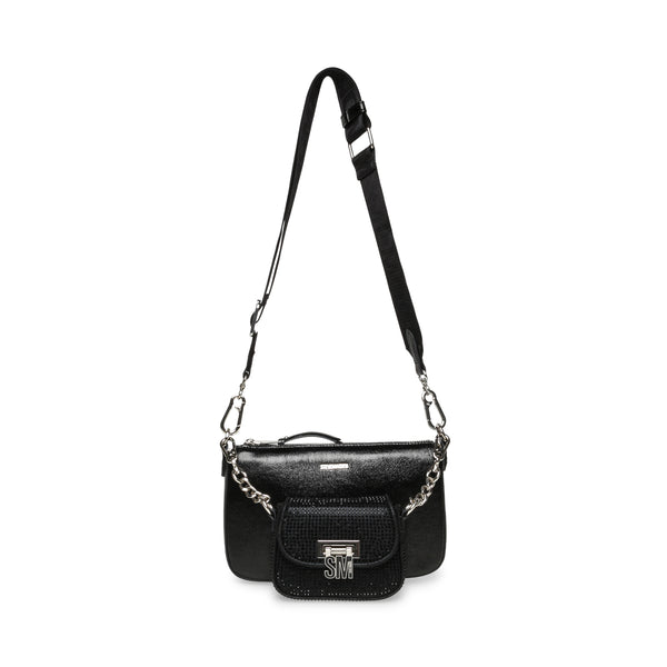 BNAIM-R BLACK/SILVER CROSSBODY BAG