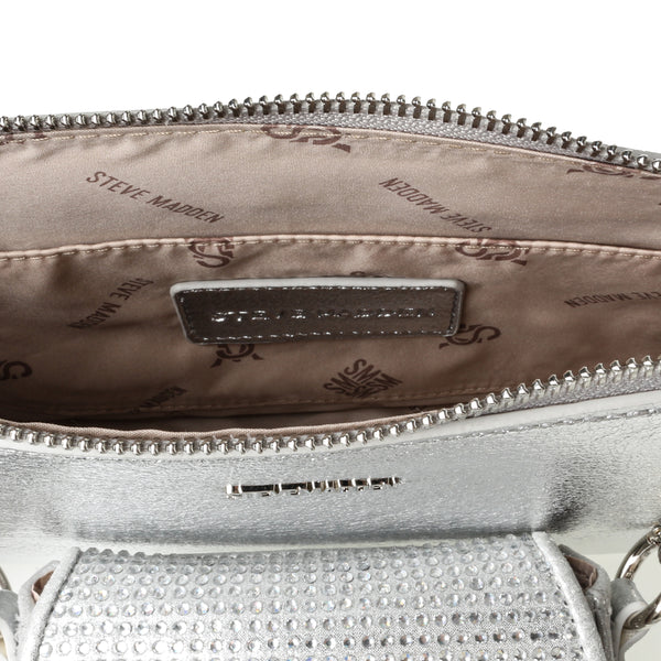 BNAIM-R SILVER CROSSBODY BAG