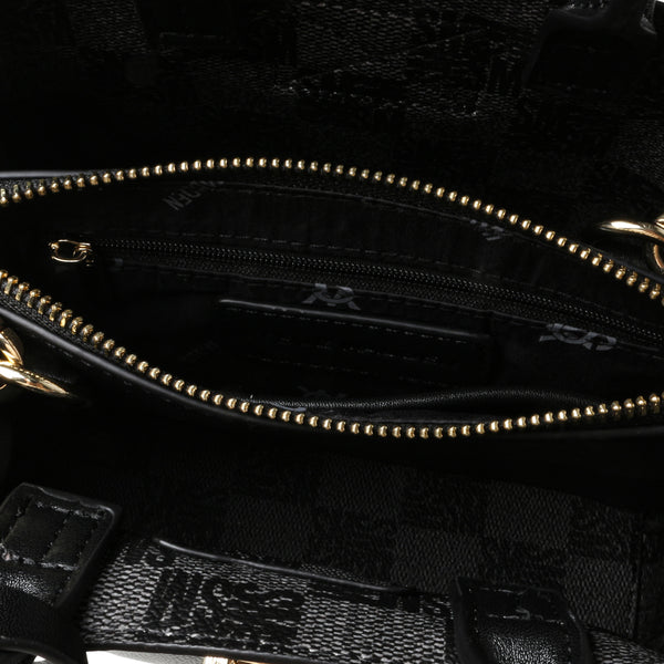 BLOCAL BLACK/GOLD SATCHEL