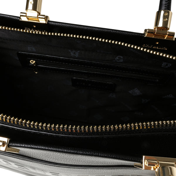 BRICHES BLACK/GOLD TOTE BAG