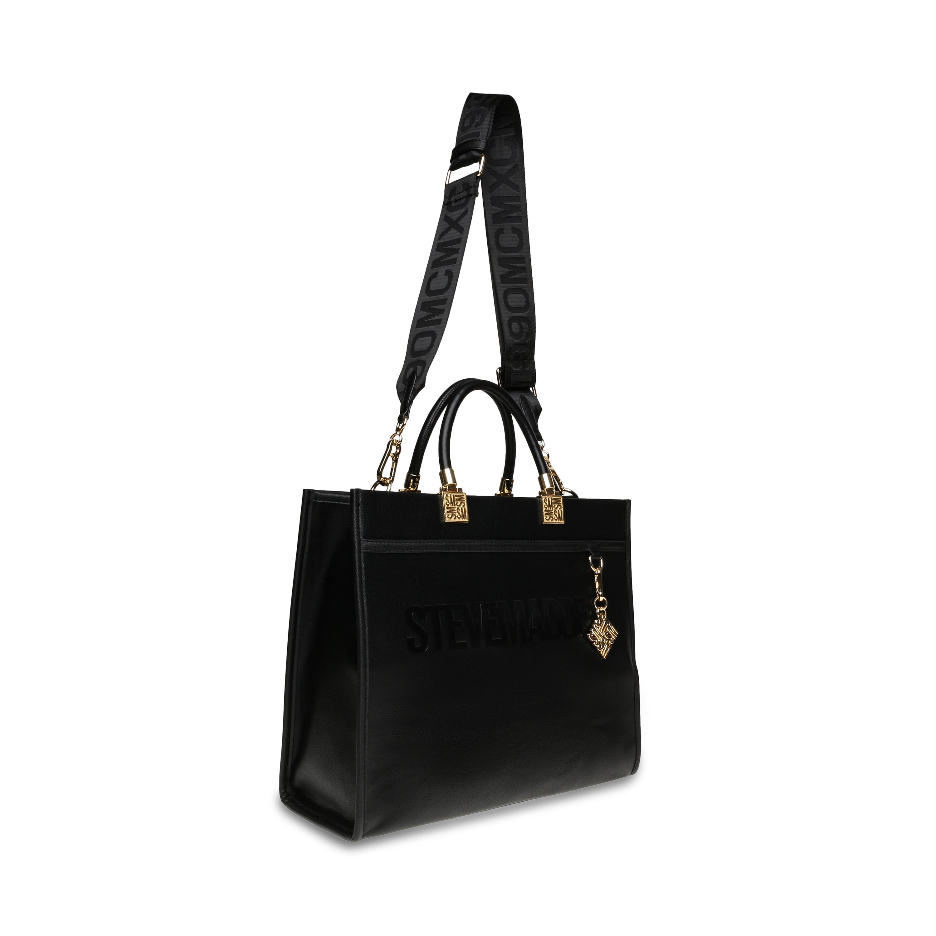 BRICHES BLACK/GOLD TOTE BAG- Hover Image