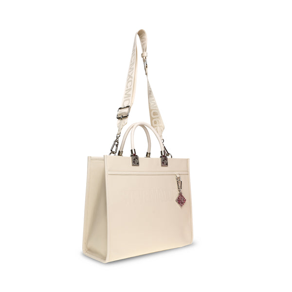 BRICHES BONE/SILVER TOTE BAG