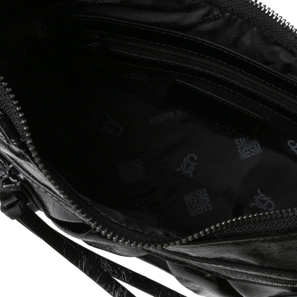 BGLOWING BLACK CROSSBODY HOBO BAG