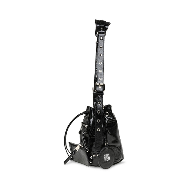 BVALLY BLACK/SILVER BUCKET BAG