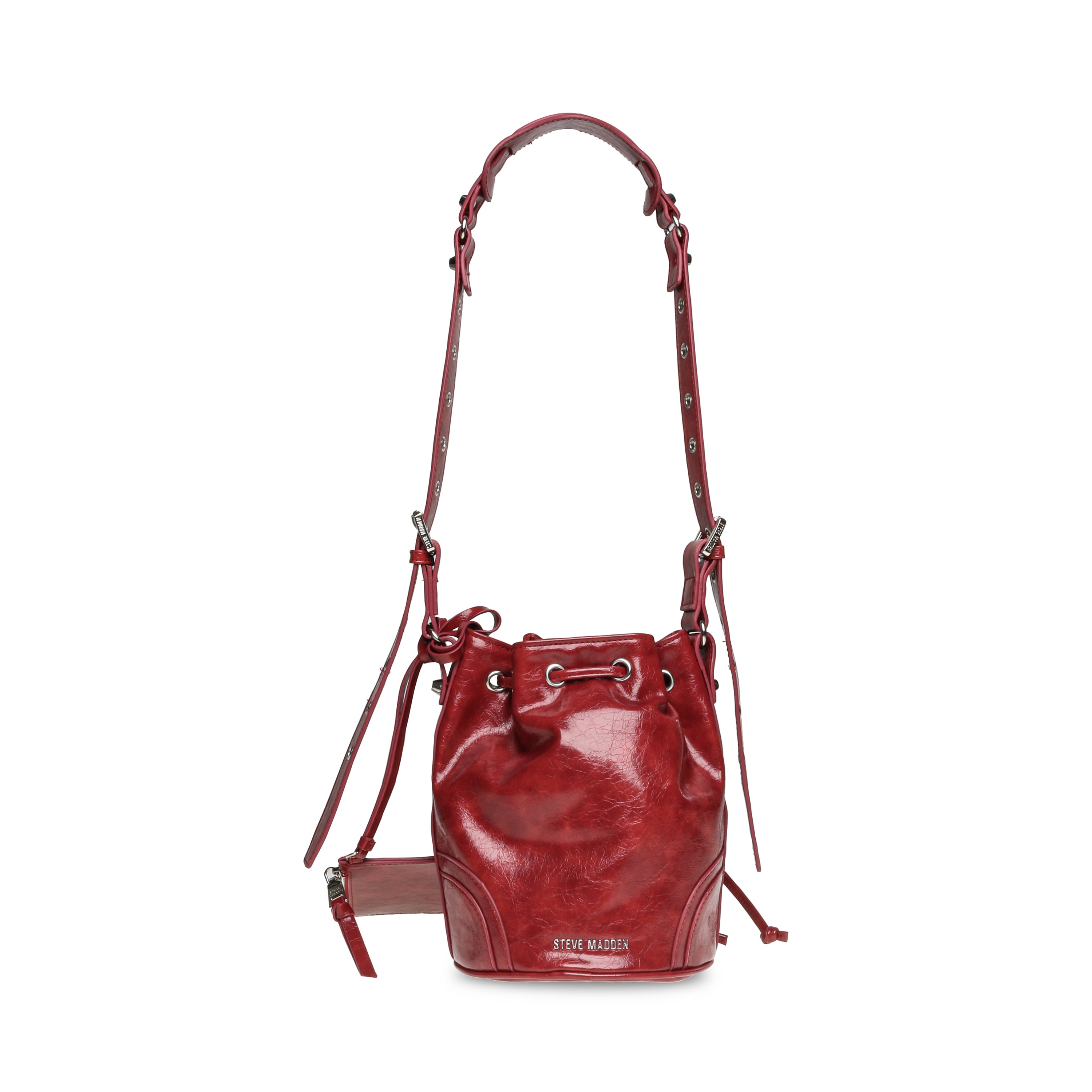 BVALLY RED BUCKET BAG