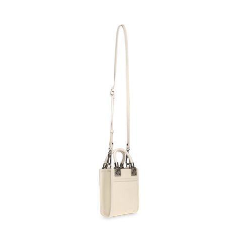 BWEALTH BONE/SILVER TOTE BAG
