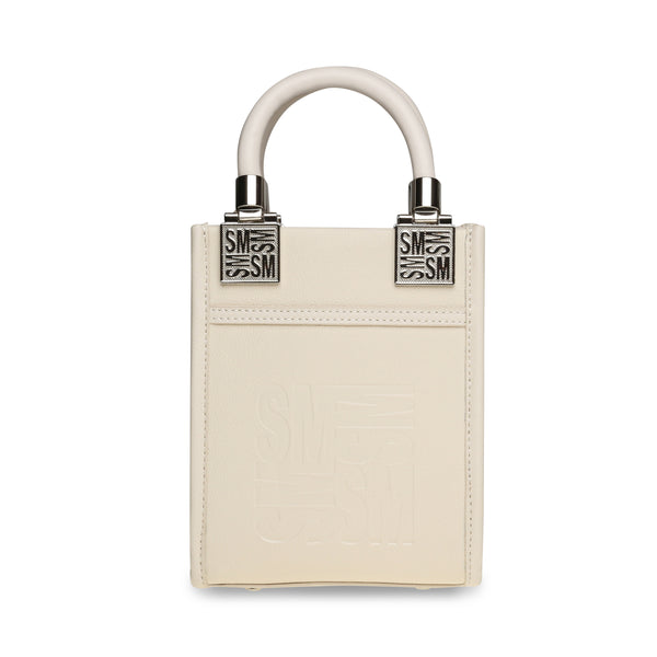 BWEALTH BONE/SILVER TOTE BAG