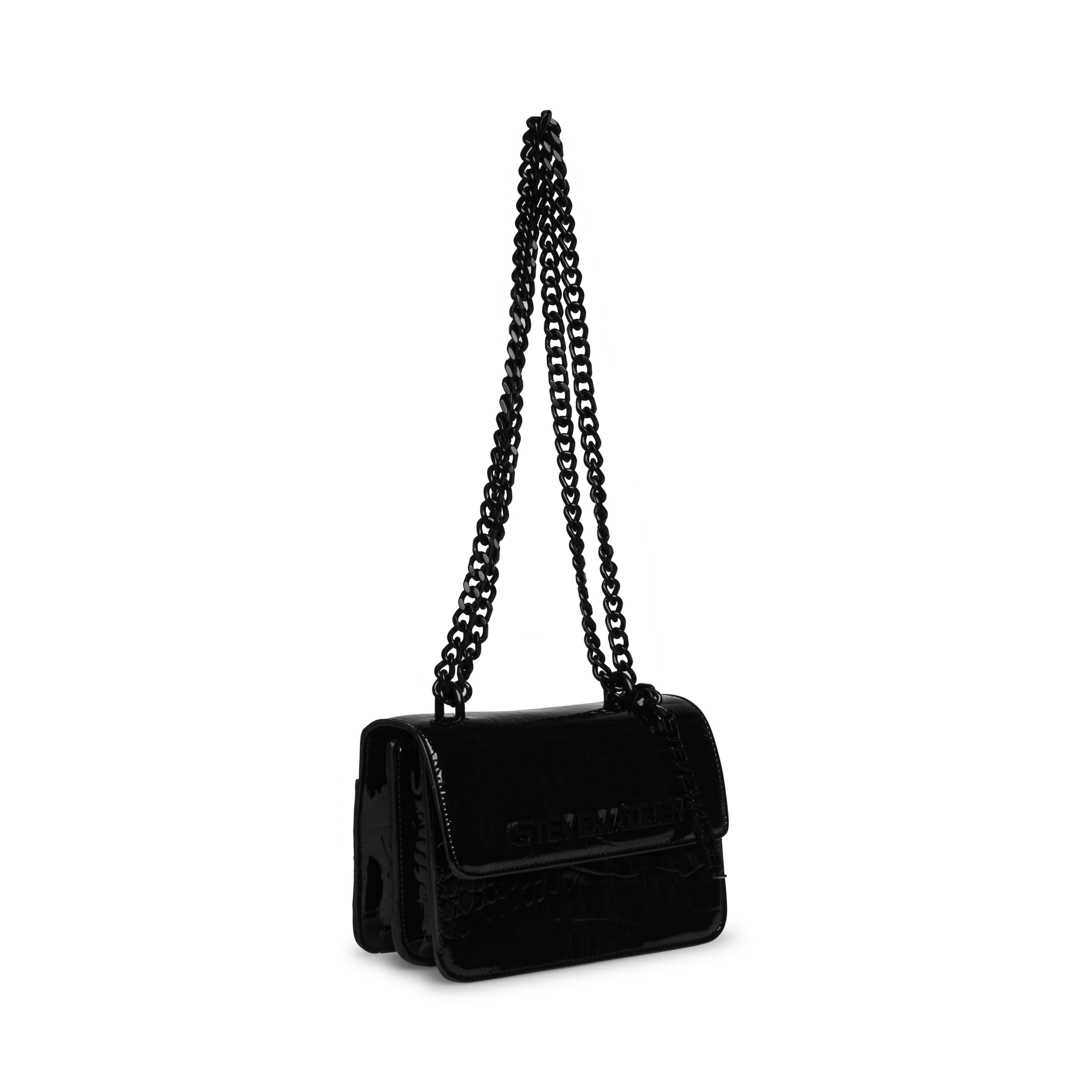 BIRON BLACK CROSSBODY BAG- Hover Image