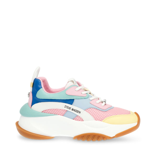 Shop Belissimo Pastel Multi Sneakers Online | Steve Madden Malaysia