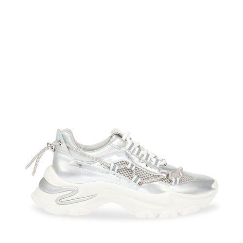 MIRACLES SILVER/WHITE SNEAKERS IMAGE