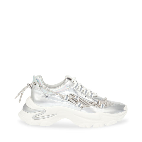MIRACLES SILVER/WHITE SNEAKERS