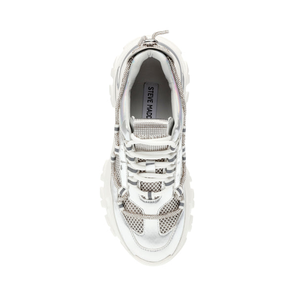 MIRACLES SILVER/WHITE SNEAKERS