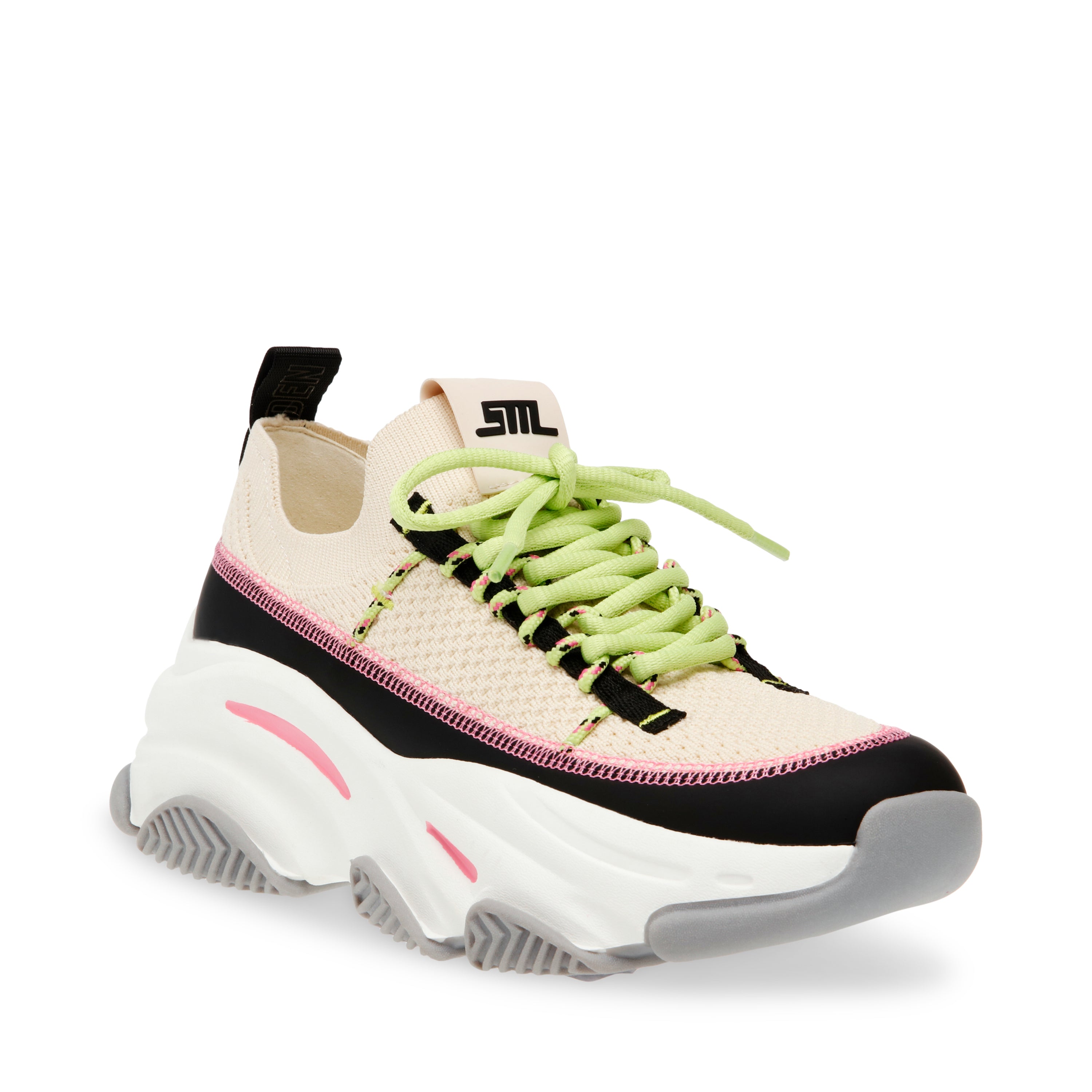 PLAYMAKER BLUSH/LIME SNEAKERS- Hover Image