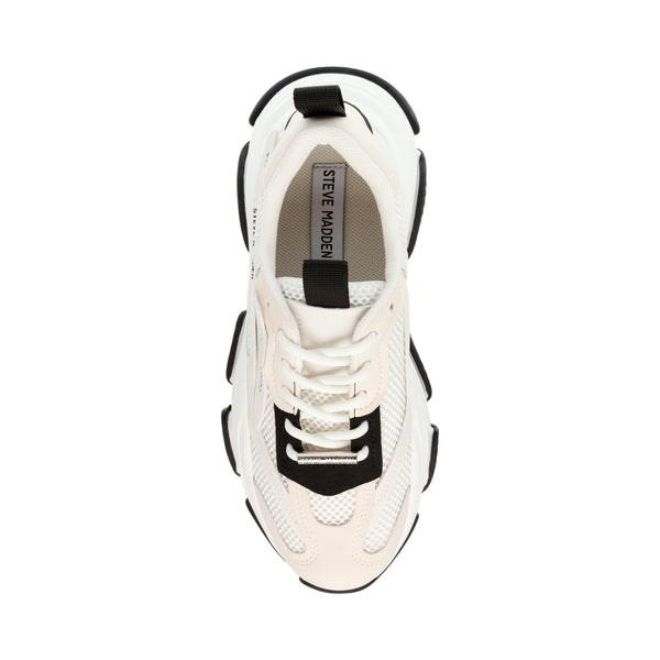 POSSESSION-E WHITE/SAND SNEAKERS