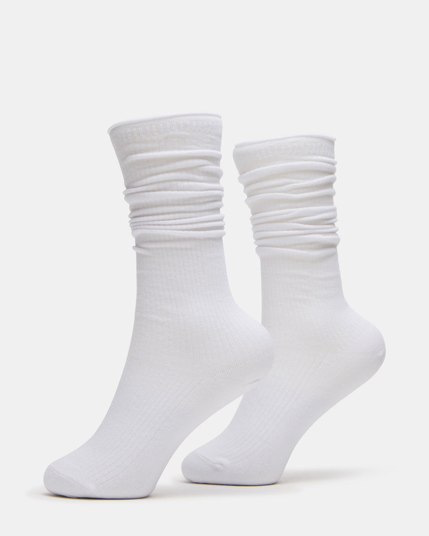 SLAC2116 WHITE SOCKS - view 3
