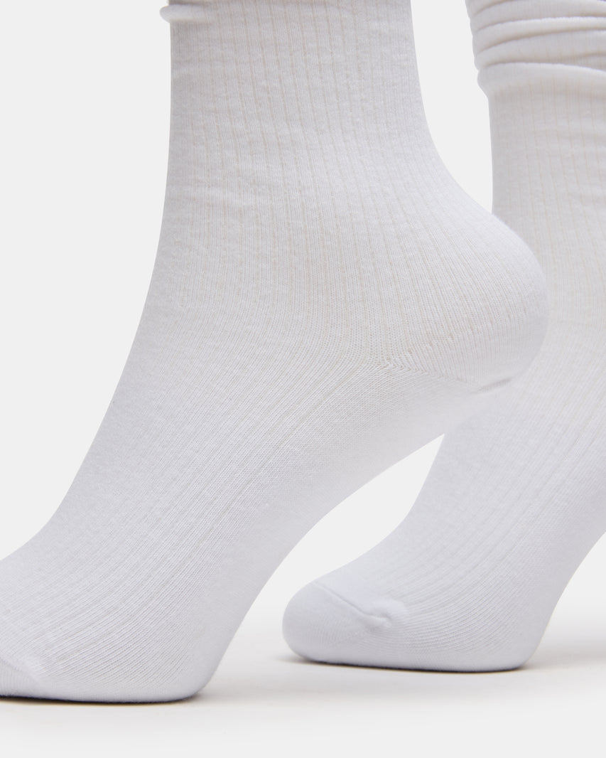 SLAC2116 WHITE SOCKS - view 4