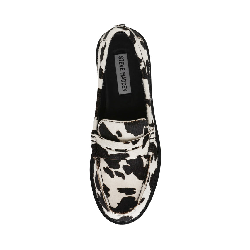 ADISON-C BLACK/WHITE FLATS