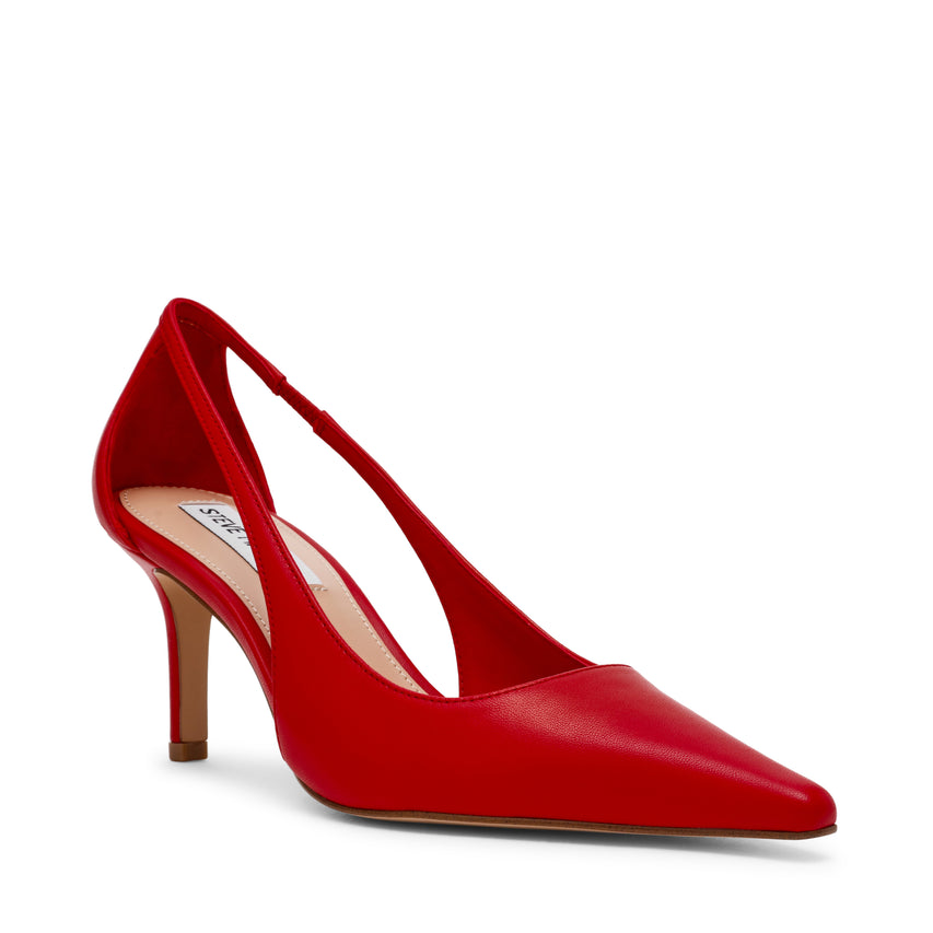 ALTRA RED LEATHER HEELS