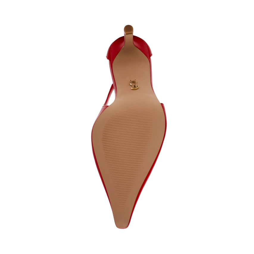 ALTRA RED LEATHER HEELS