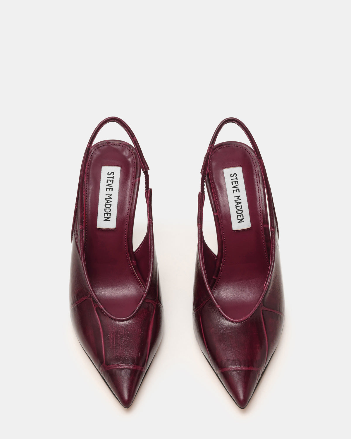 ANDROMEDA BURGUNDY EEL HEELS - view 4