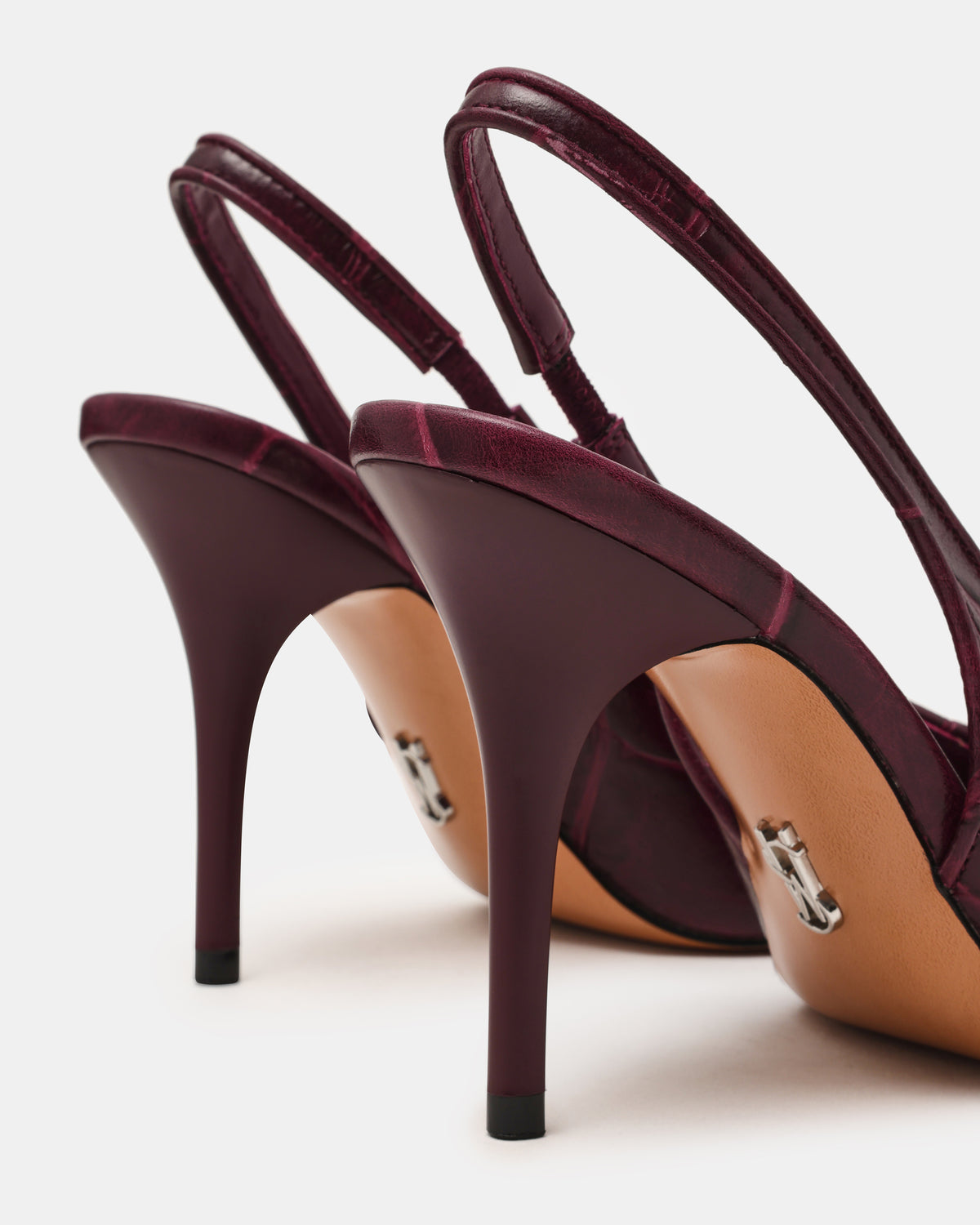 ANDROMEDA BURGUNDY EEL HEELS - view 5