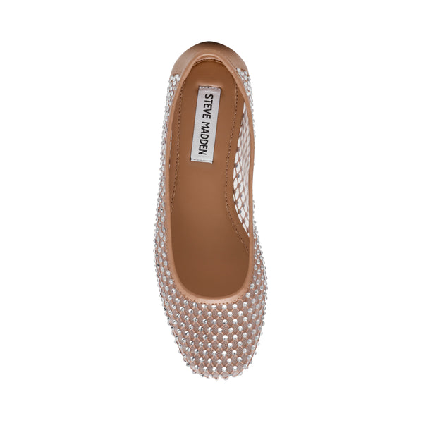 AUDEN TAN MESH FLATS