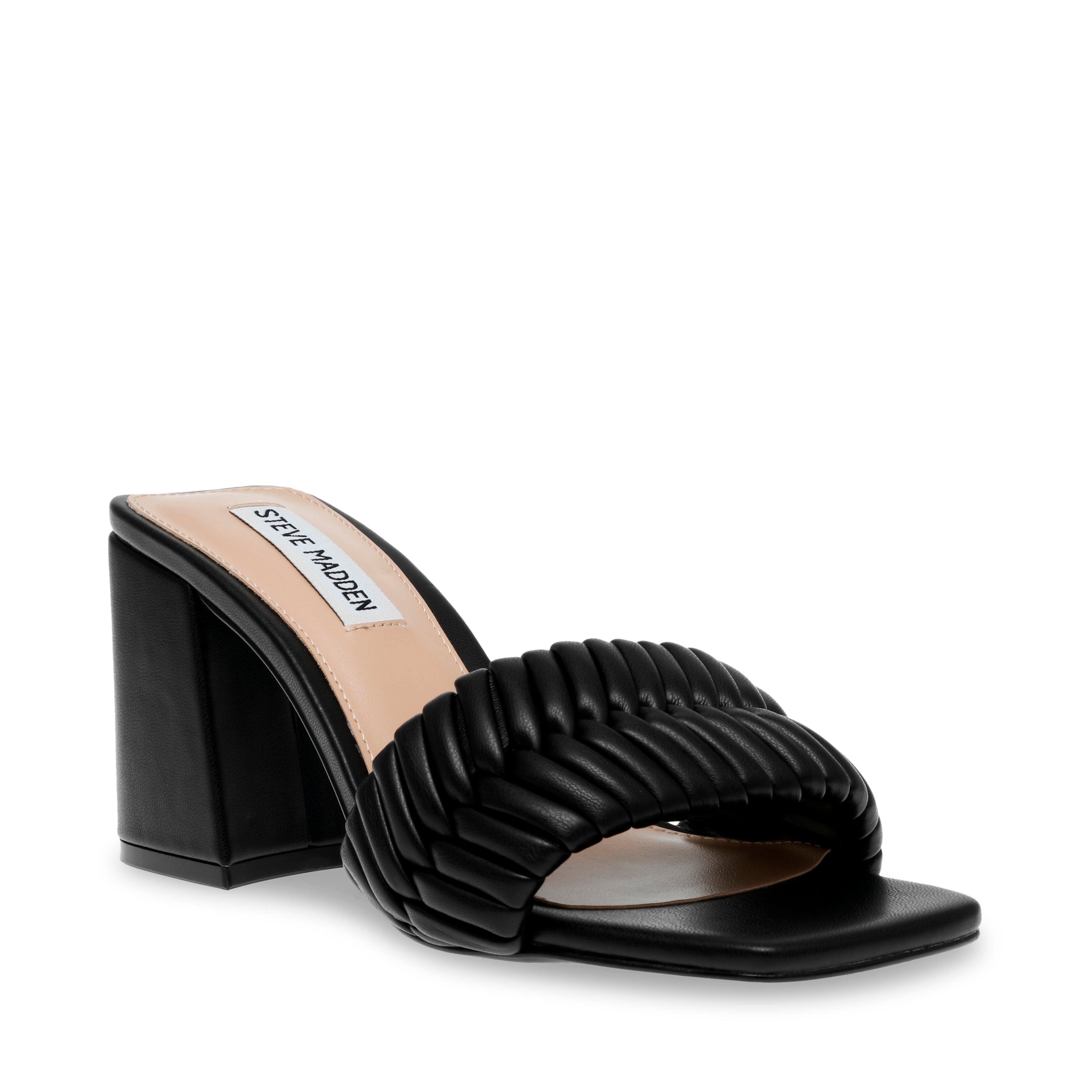 BANKROLL BLACK HEELS- Hover Image