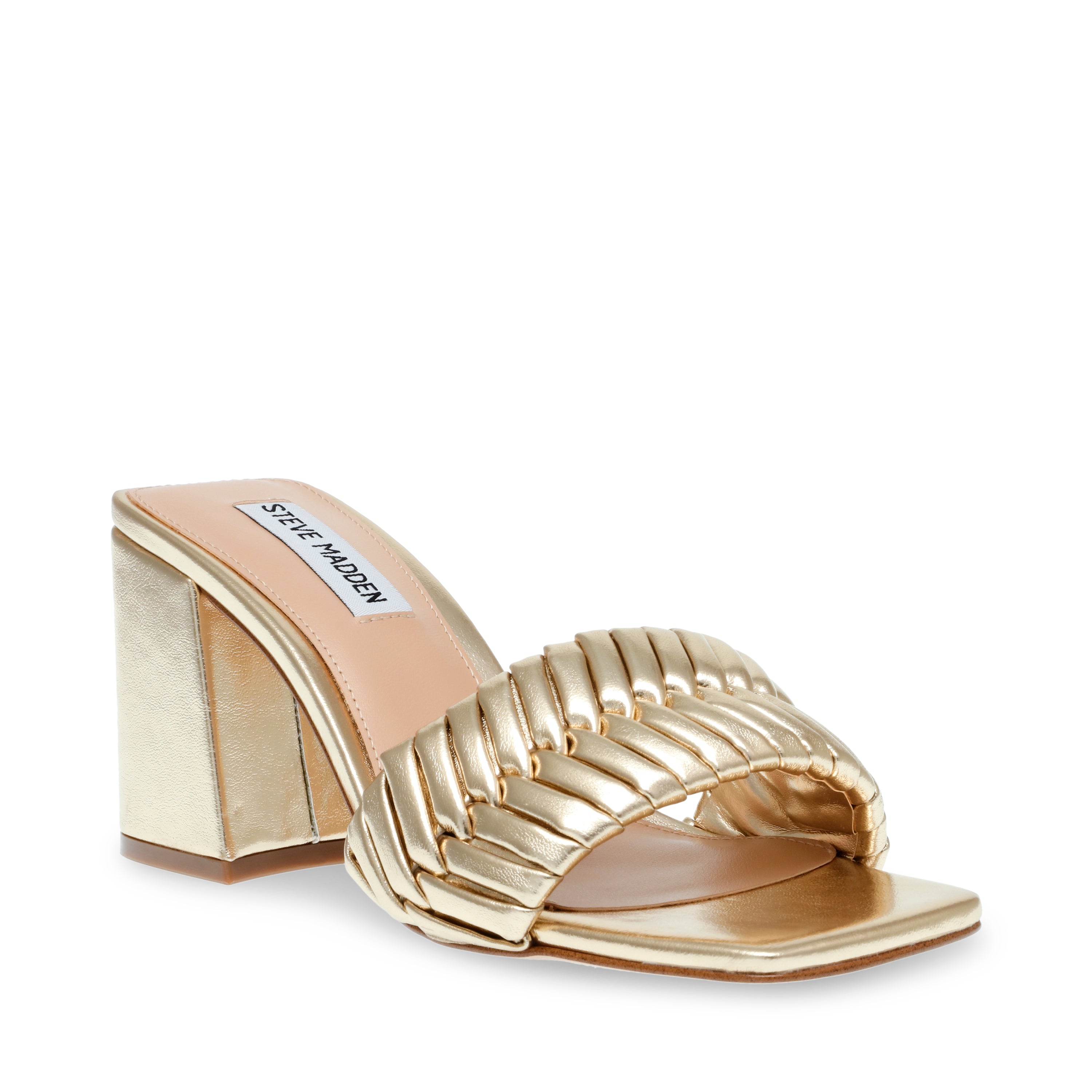 BANKROLL GOLD HEELS- Hover Image