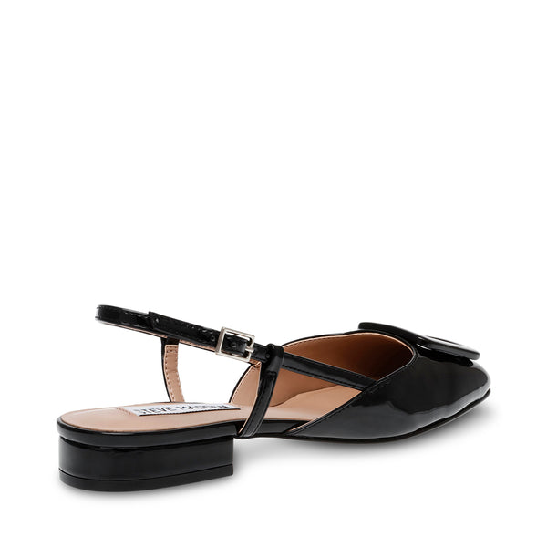 BELARI BLACK PATENT FLATS