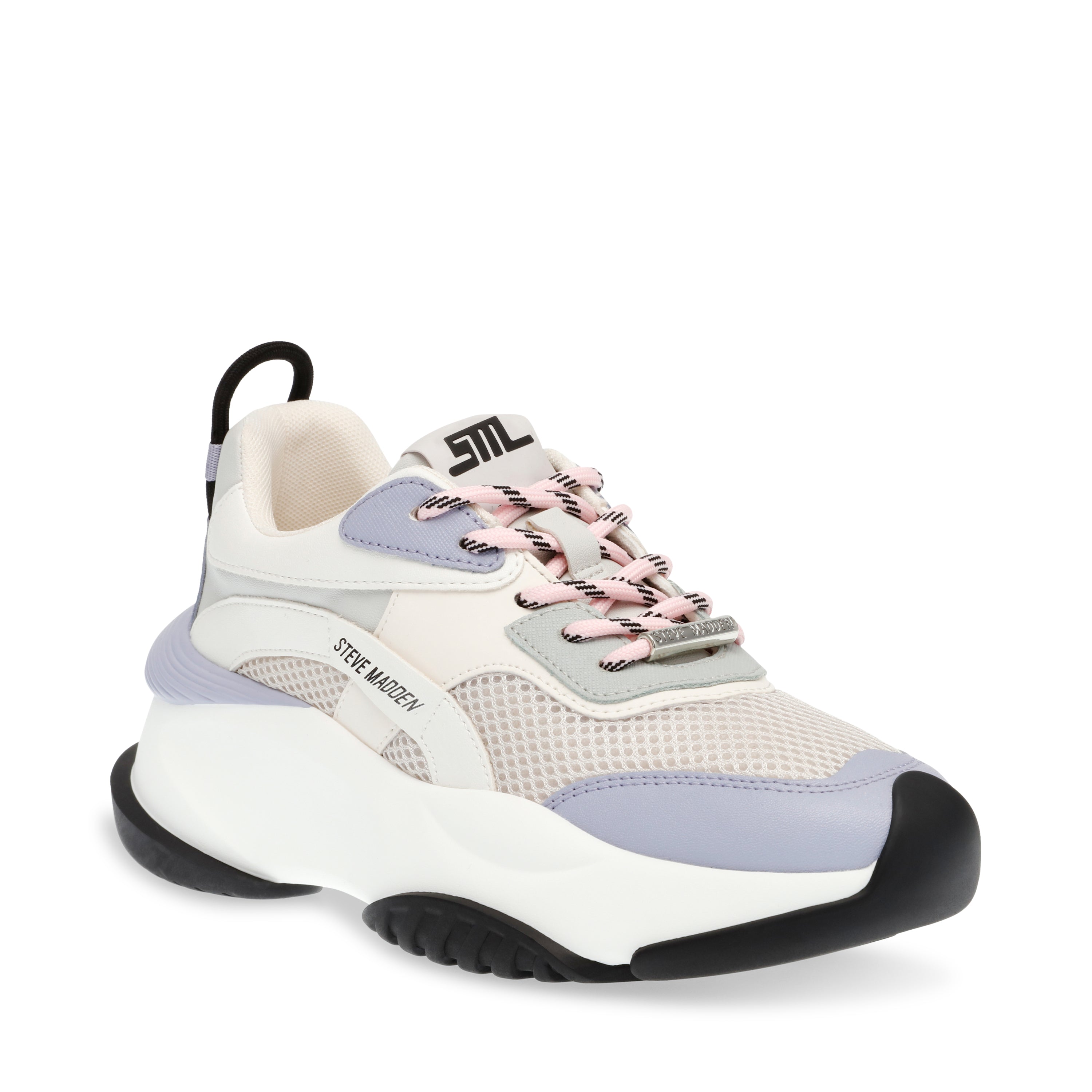 BELISSIMO GREY/LAVENDER SNEAKERS- Hover Image