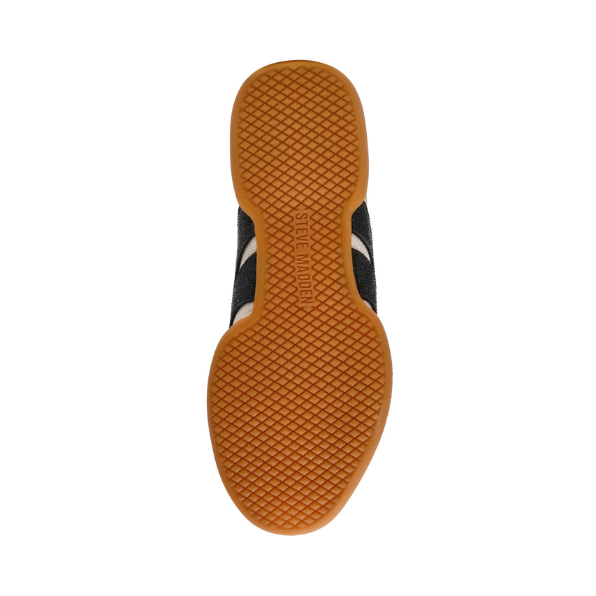 BISCOTTI-R CREAM/BLACK SNEAKERS