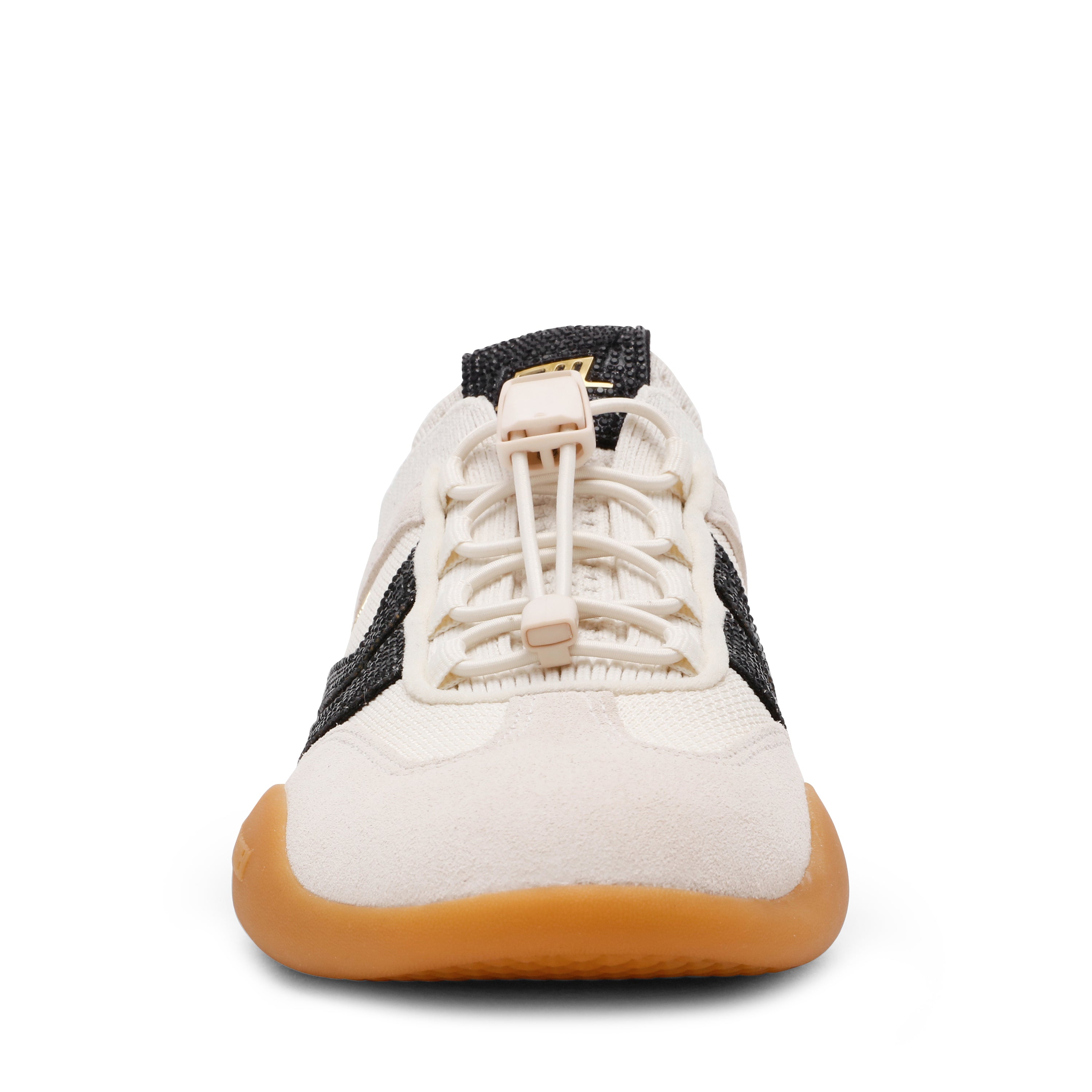 BISCOTTI-R CREAM/BLACK SNEAKERS